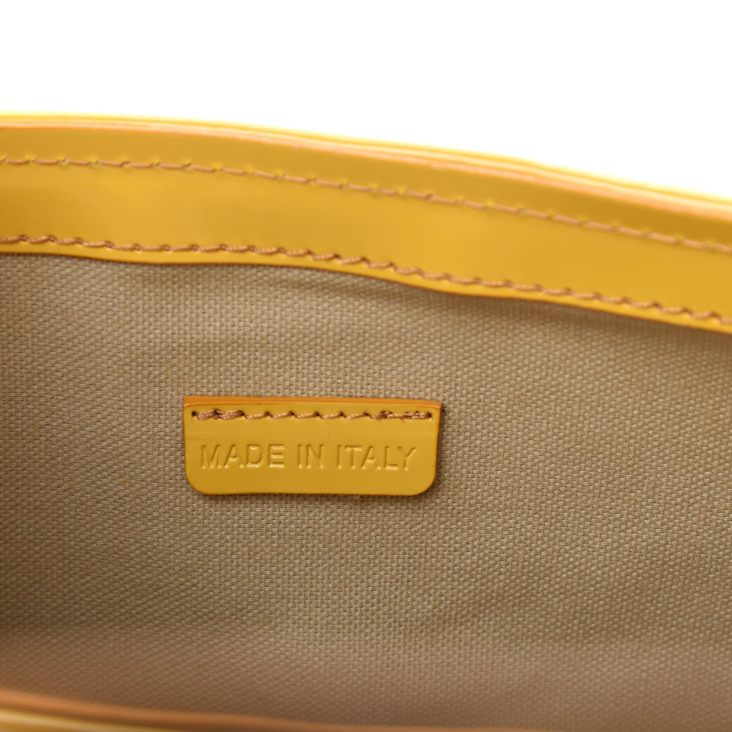 Burberry Patent Lilford Check Crossbody Bag Yellow 10 of 12