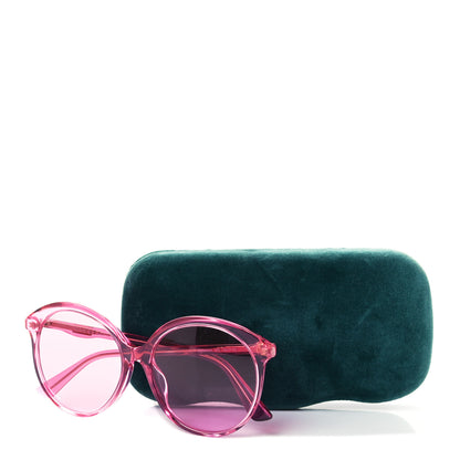 Gucci Acetate GG Sunglasses GG0257S Pink 7 of 7