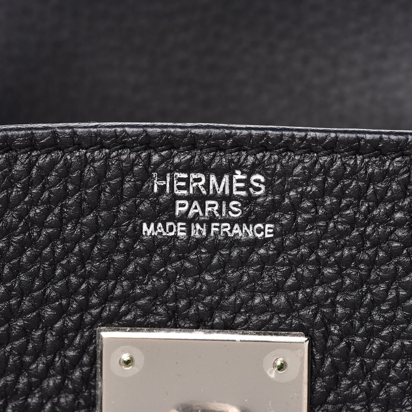 Togo Birkin 30 Black