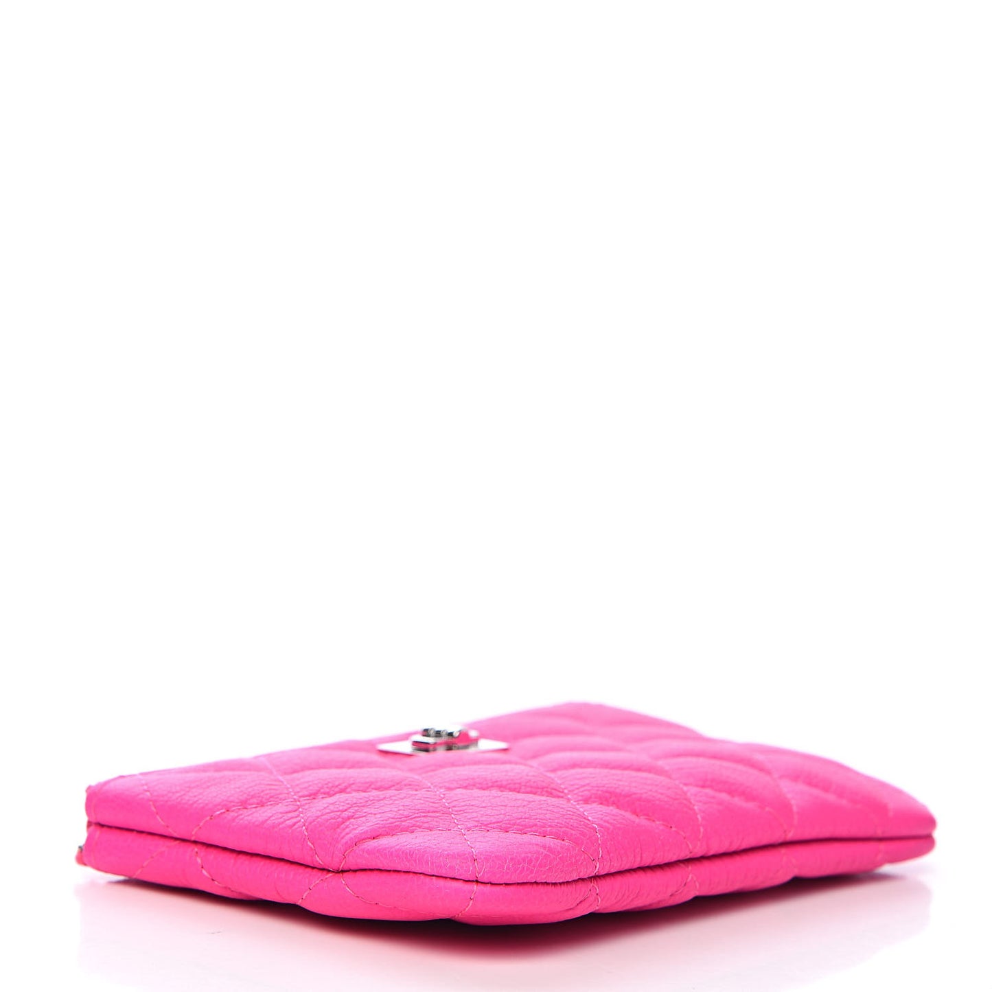 Goatskin Quilted Small Reissue Cosmetic Case Pink