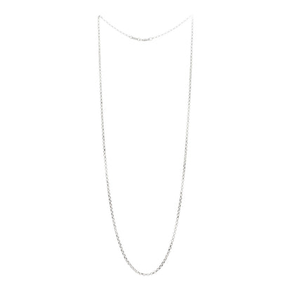 Chrome Hearts Sterling Silver Roll Chain Necklace 24" 3 of 5
