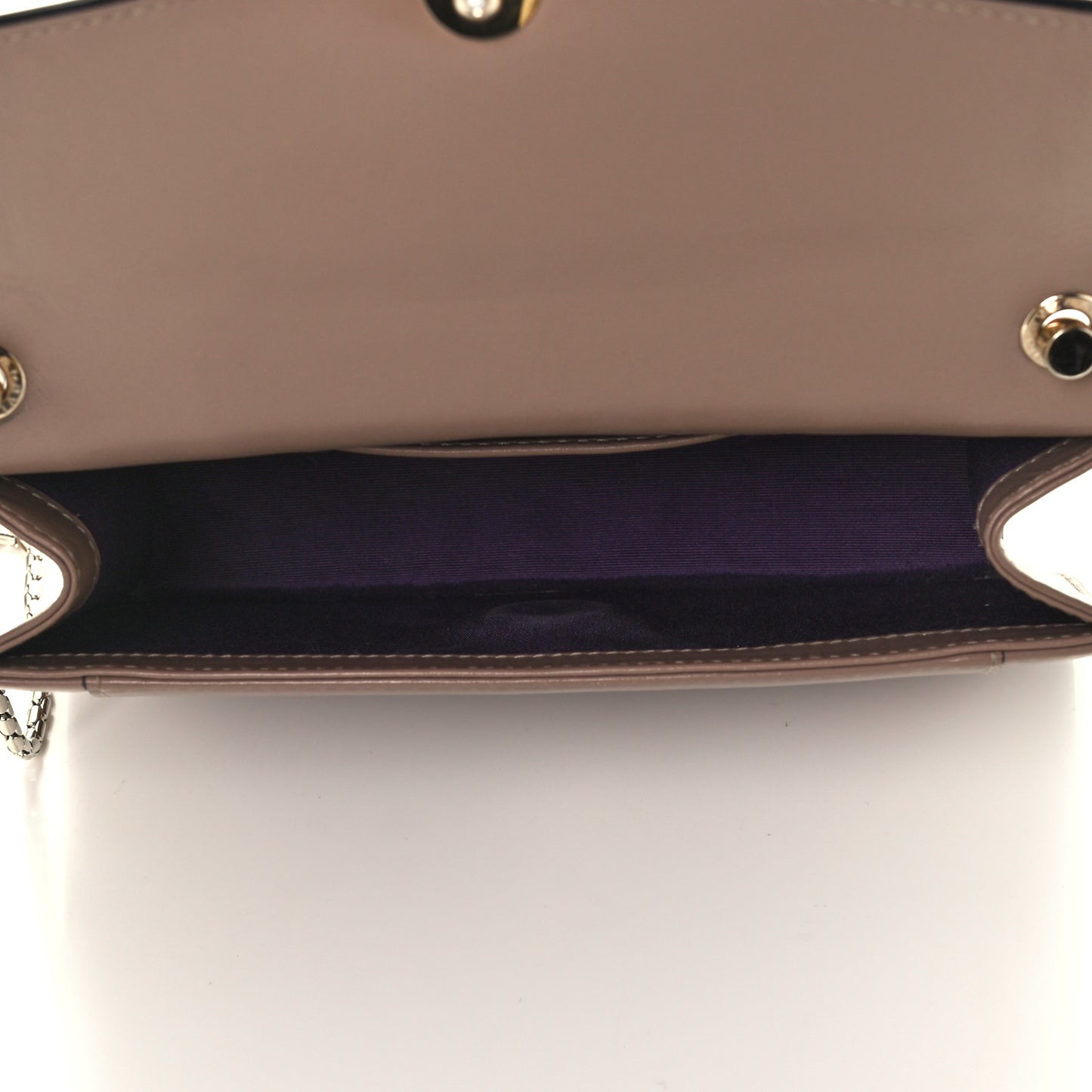 Calfskin Serpenti Forever Crossbody Bag Dark Beige