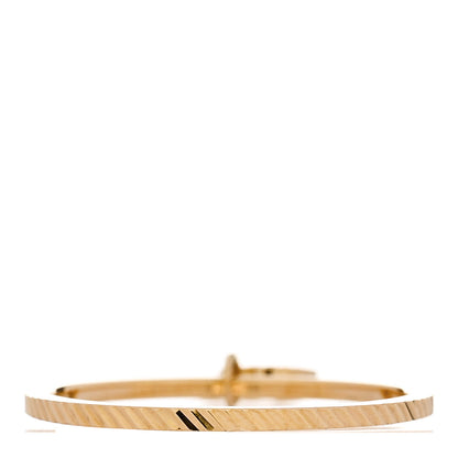 Gucci 18K Yellow Gold GG Running Charm Ring 53 6.5 3 of 6
