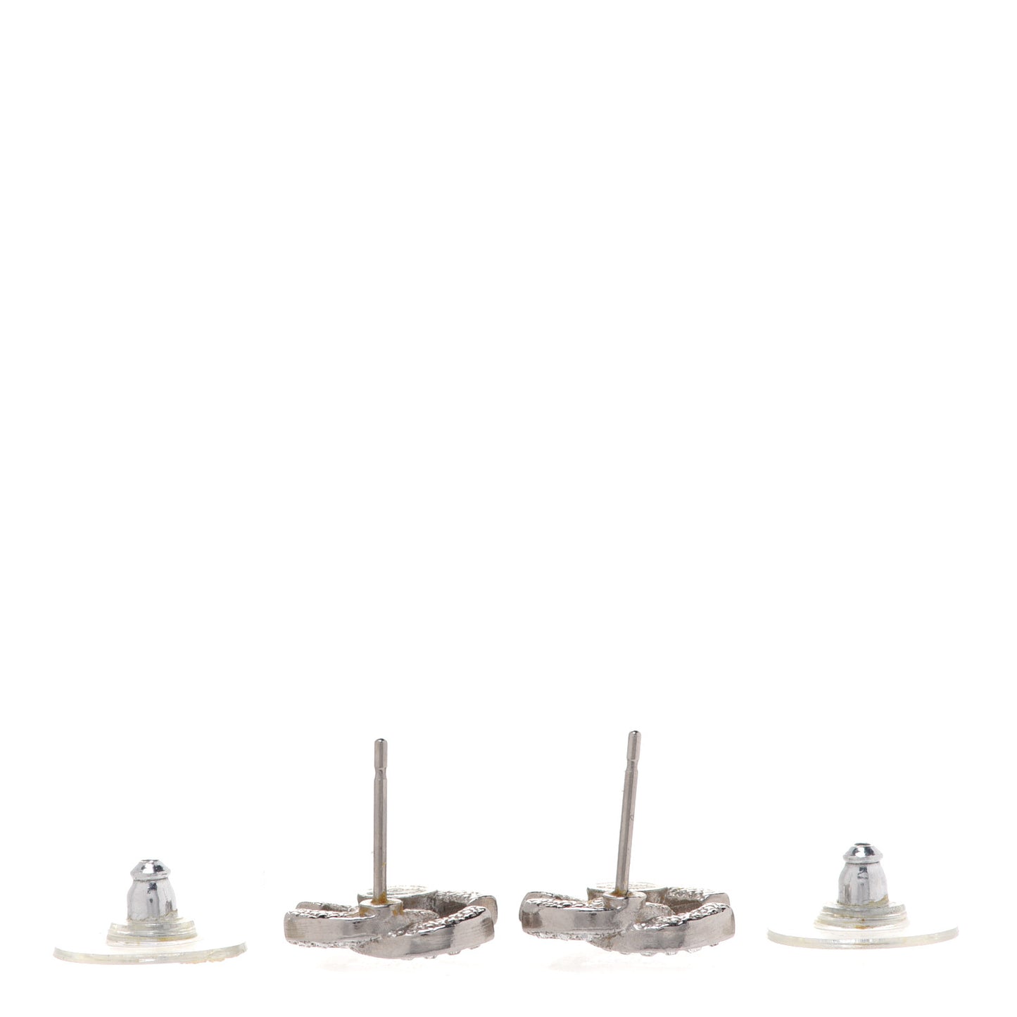 Crystal Mini Timeless CC Earrings Silver