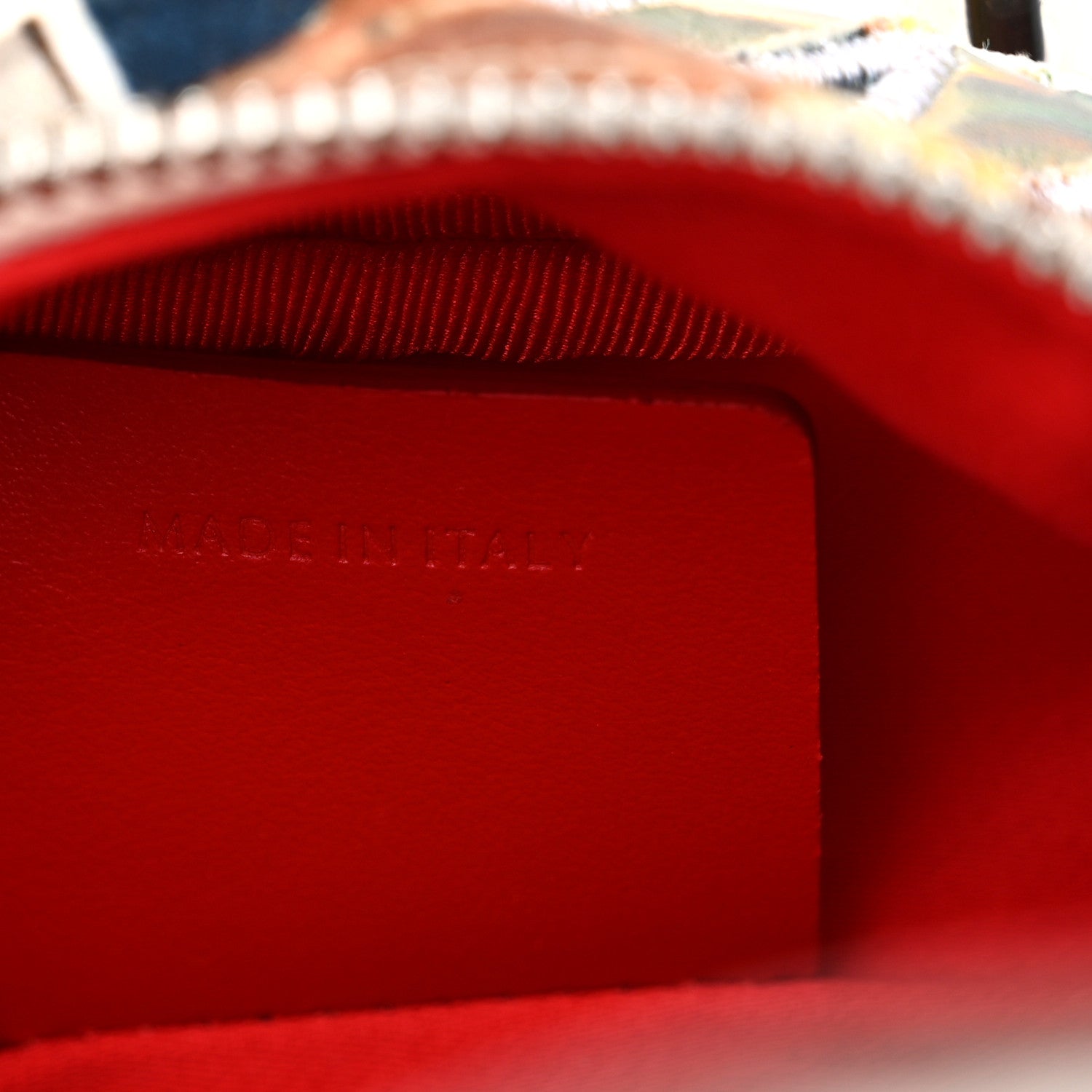 Christian Louboutin Crepe Satin Calfskin Nano Collage Marie Jane Top Handle Snow Platine 7 of 10