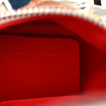 Christian Louboutin Crepe Satin Calfskin Nano Collage Marie Jane Top Handle Snow Platine 7 of 10
