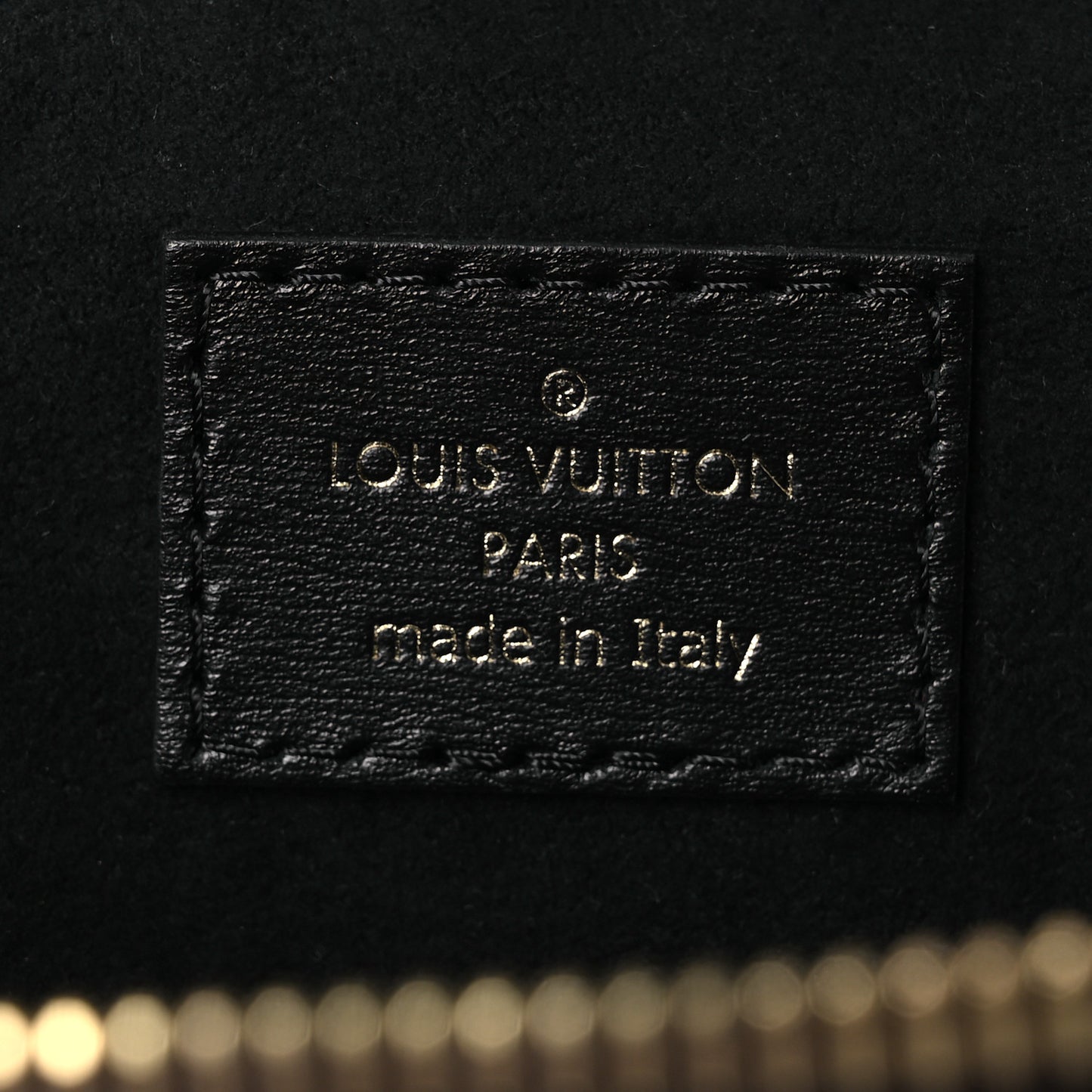 Reverse Monogram Vanity Chain Pouch