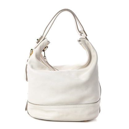 Tom Ford Calfskin Zip Hobo White 1 of 9