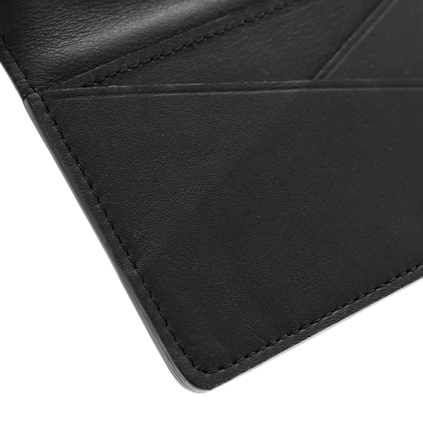 Calfskin Monogram Shadow Pocket Organizer Black
