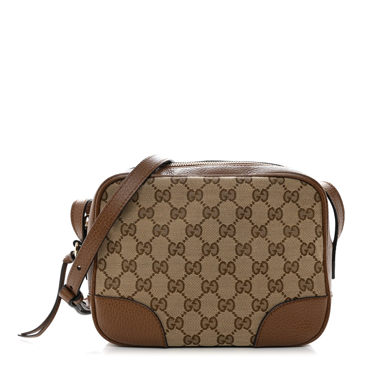 Gucci Monogram Mini Bree Messenger Bag Beige Tabacco 1 of 11