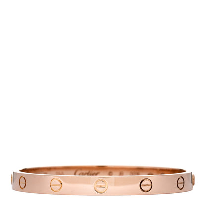Cartier 18K Pink Gold LOVE Bracelet 17 1 of 6