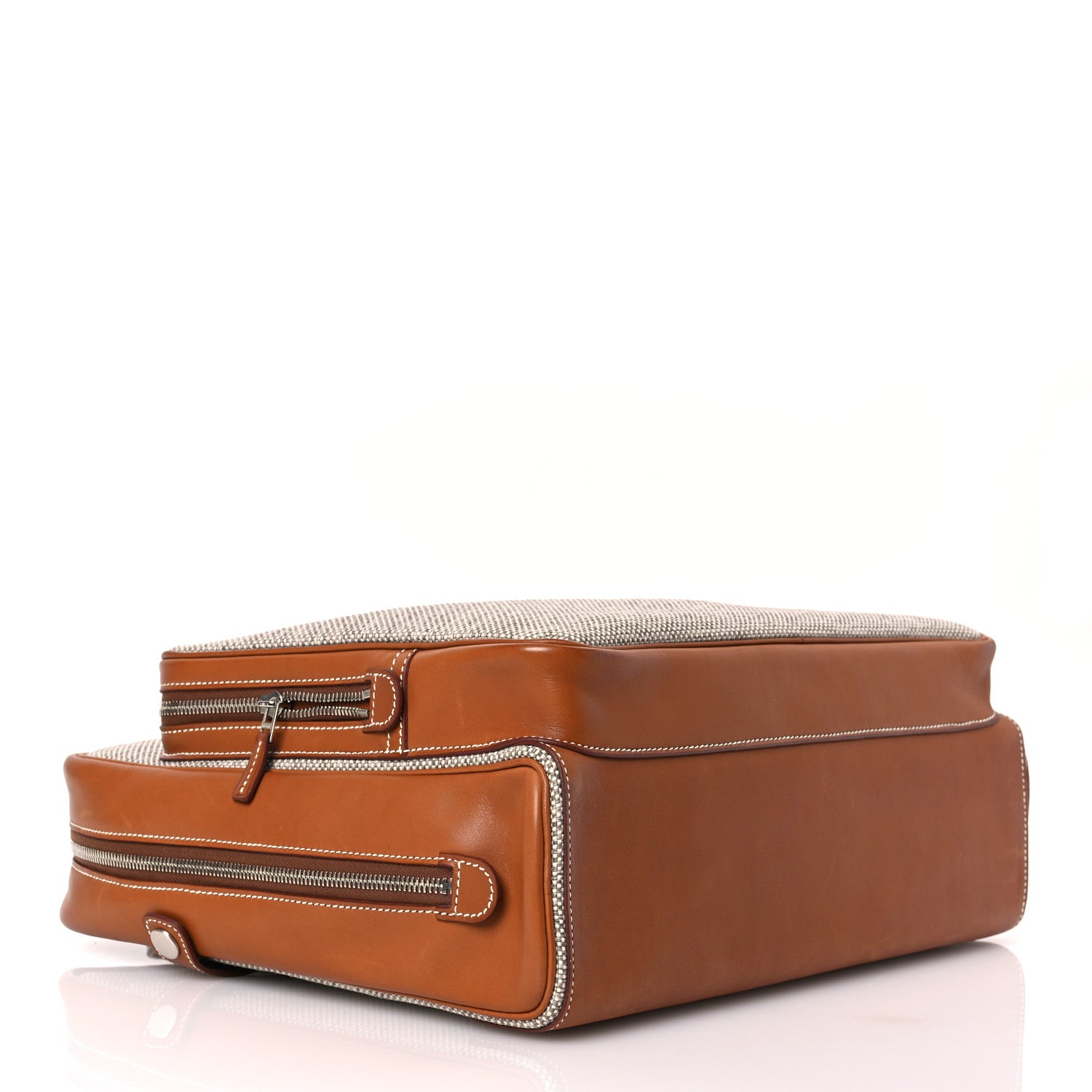Hermes Toile Trousse Caleche Express Travel Gold 4 of 16