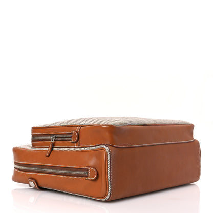 Hermes Toile Trousse Caleche Express Travel Gold 4 of 16