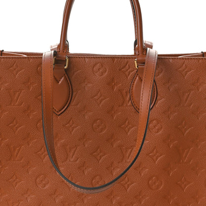 Louis Vuitton Empreinte Monogram Onthego MM Cognac 8 of 11