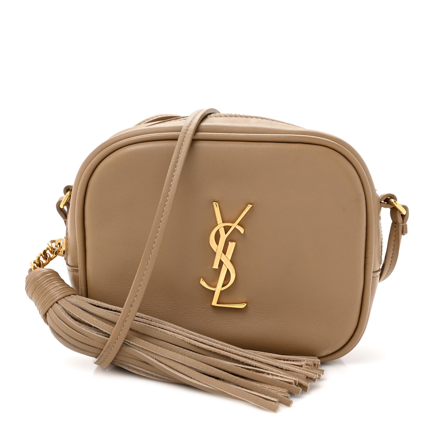 Nappa Monogram Blogger Bag Deep Beige