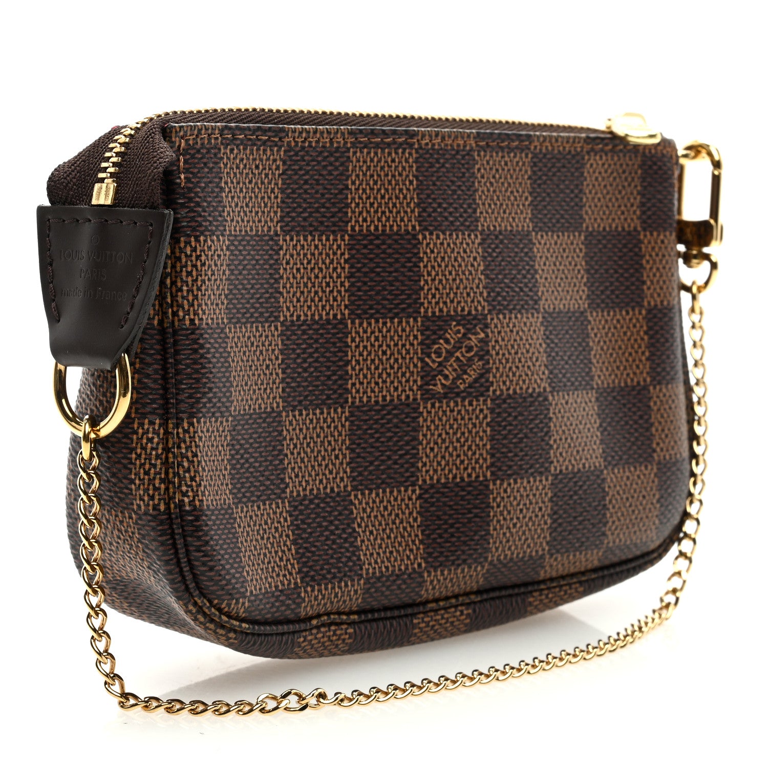 Louis Vuitton LOUIS VUITTON Damier Ebene Mini Pochette Accessories 2 of 8