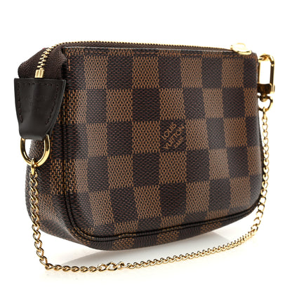 Louis Vuitton LOUIS VUITTON Damier Ebene Mini Pochette Accessories 2 of 8