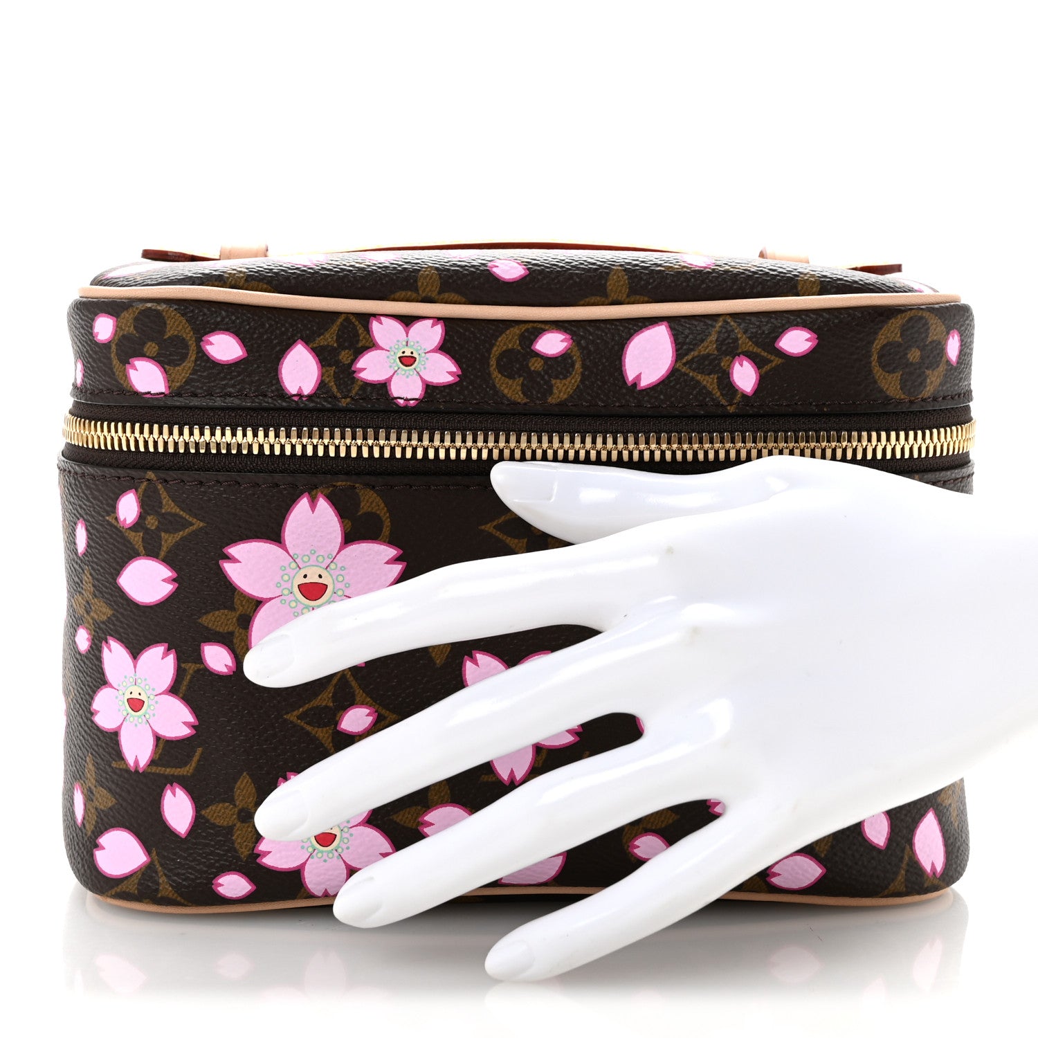 Louis Vuitton LV X TM Monogram Cherry Blossom Nice Mini Sakura Brown 2 of 6