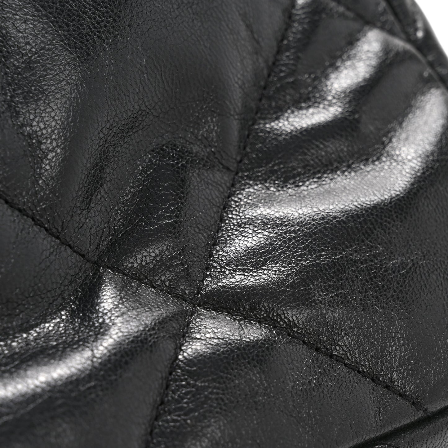 Goatskin Quilted Medium Chanel 19 Flap Black