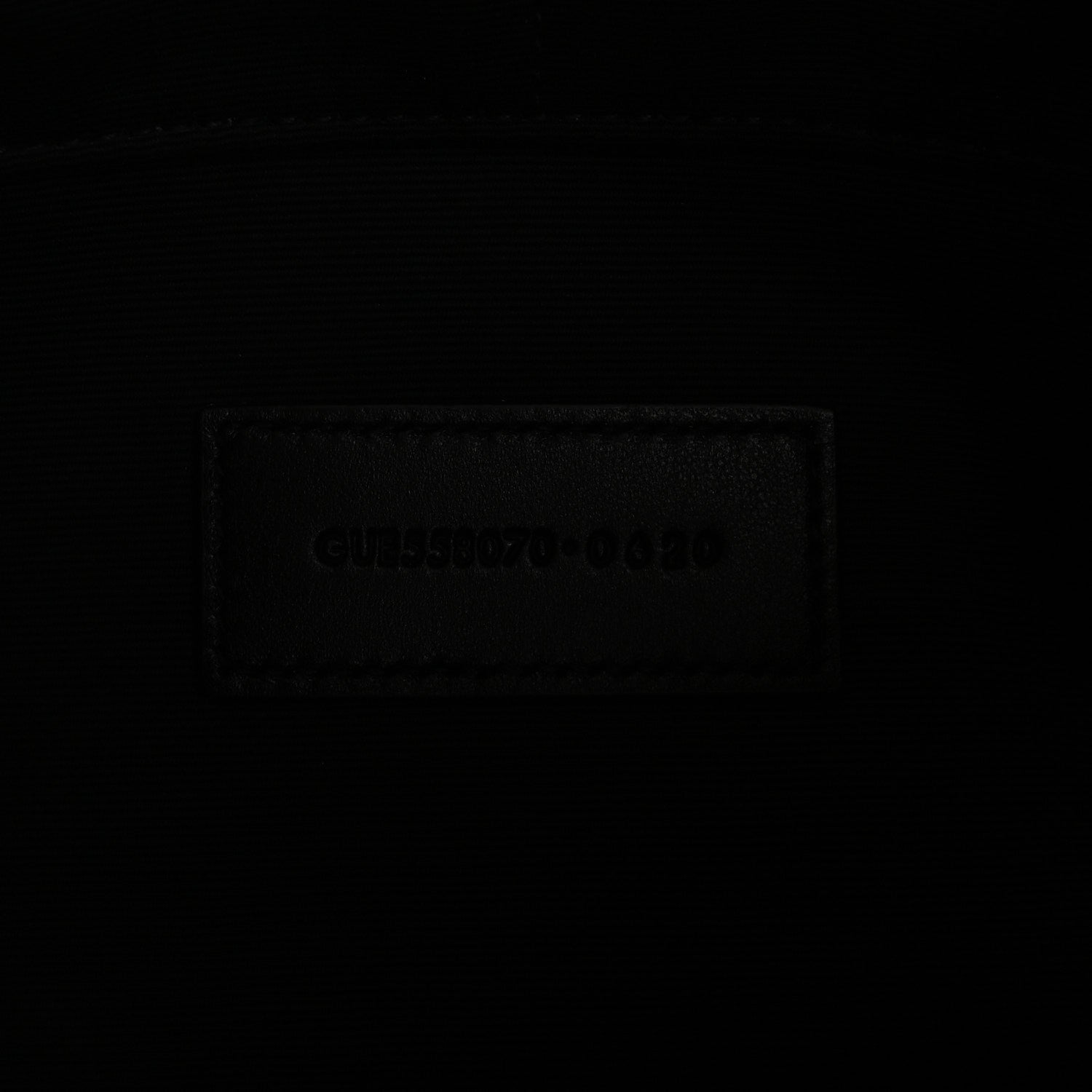 Saint Laurent Calfskin Crocodile Embossed Tablet Pouch Crema Soft 7 of 18