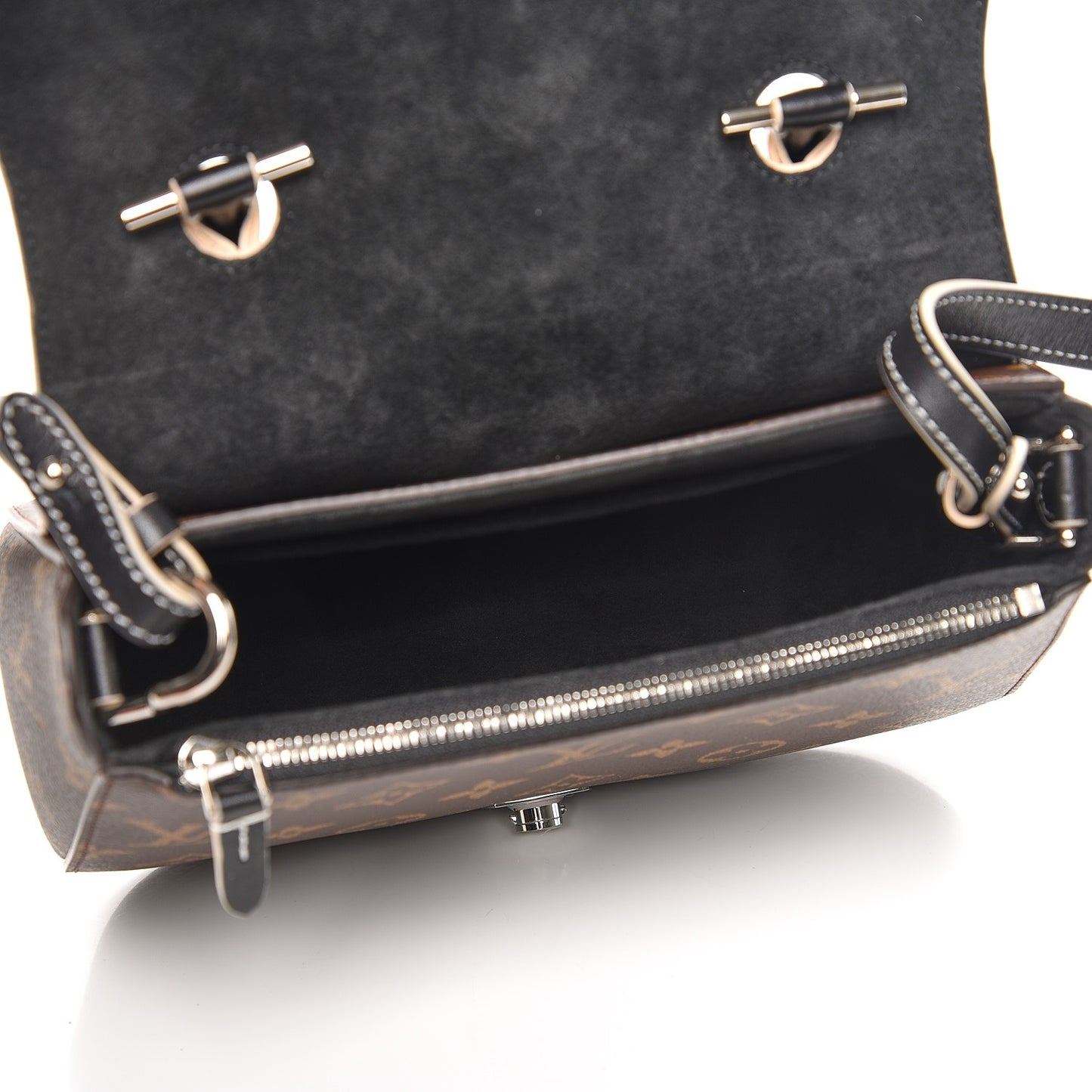 Calfskin Monogram Chain It Bag PM Black