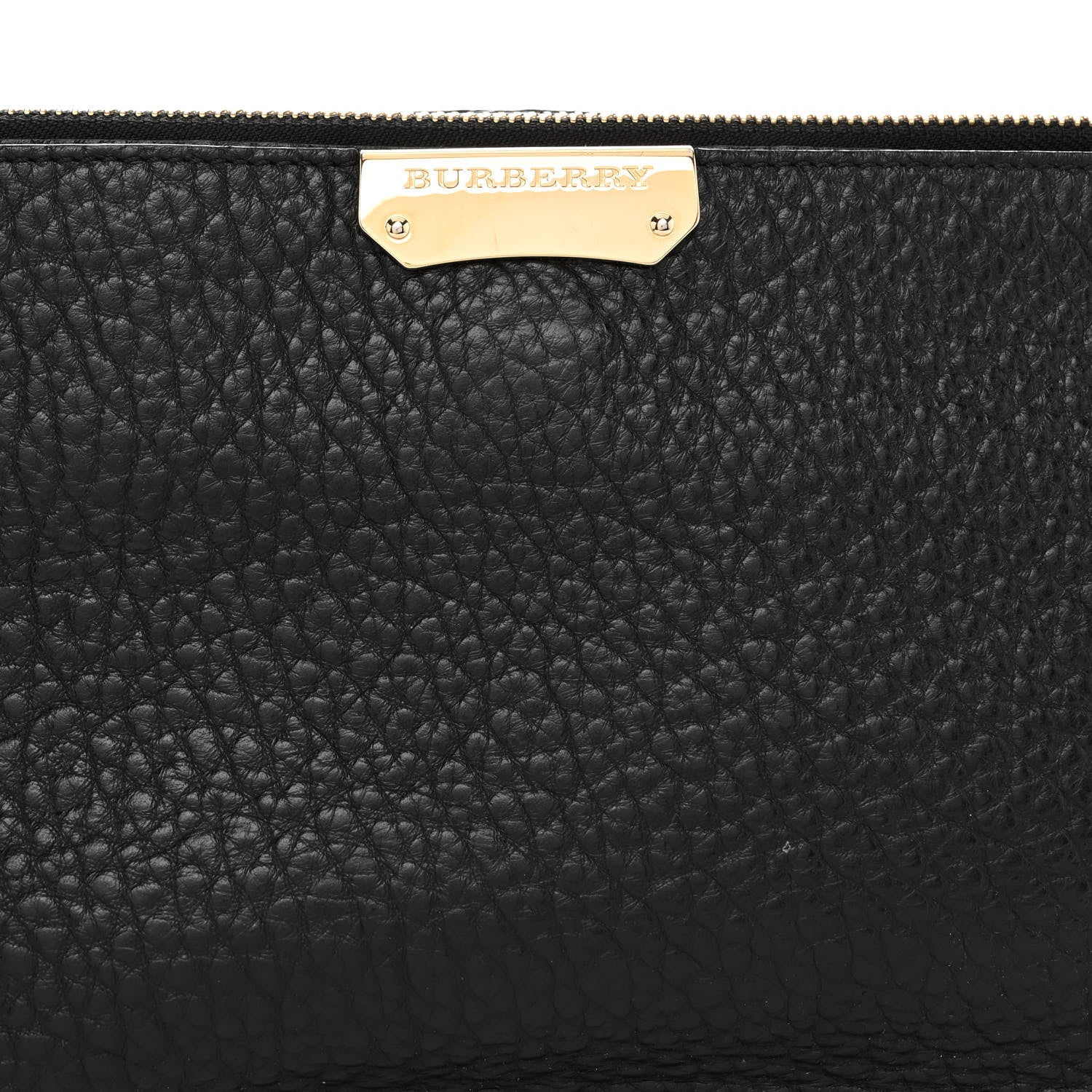 Burberry Signature Grain Calfskin Small Chichester Crossbody Clutch Bag Black 7 of 9