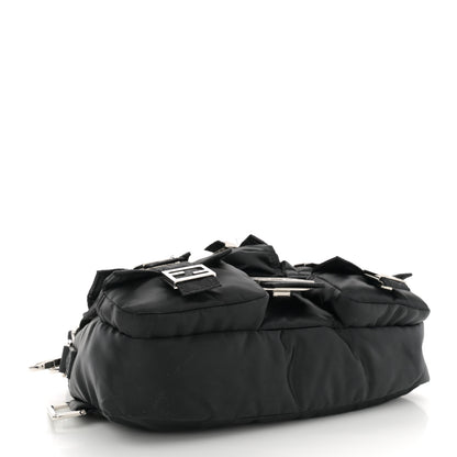 Fendi Econyl Cuoio Romano Multipocket Baguette Black 4 of 10