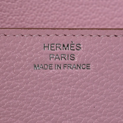 Hermes Chevre Mysore Roulis Slim Wallet Mauve Sylvestre 8 of 9