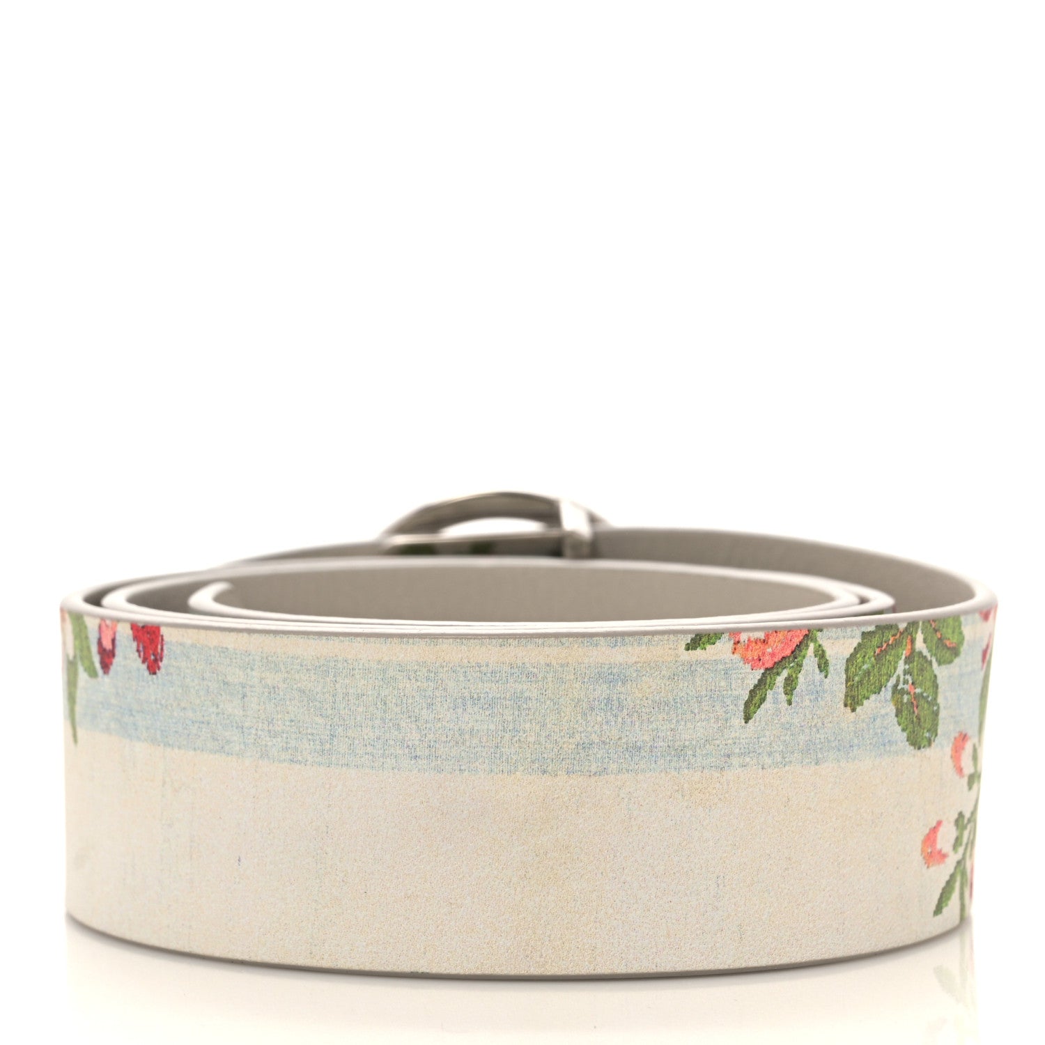 Louis Vuitton Calfskin 40mm LV Circle Belt 80 32 2 of 6