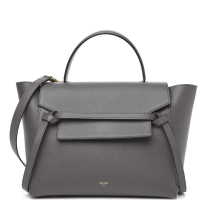 Celine Grained Calfskin Mini Belt Bag Grey 1 of 8