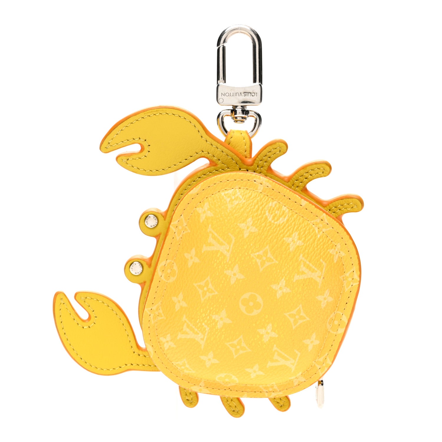 Louis Vuitton Monogram Crab Bag Charm Yellow 1 of 5