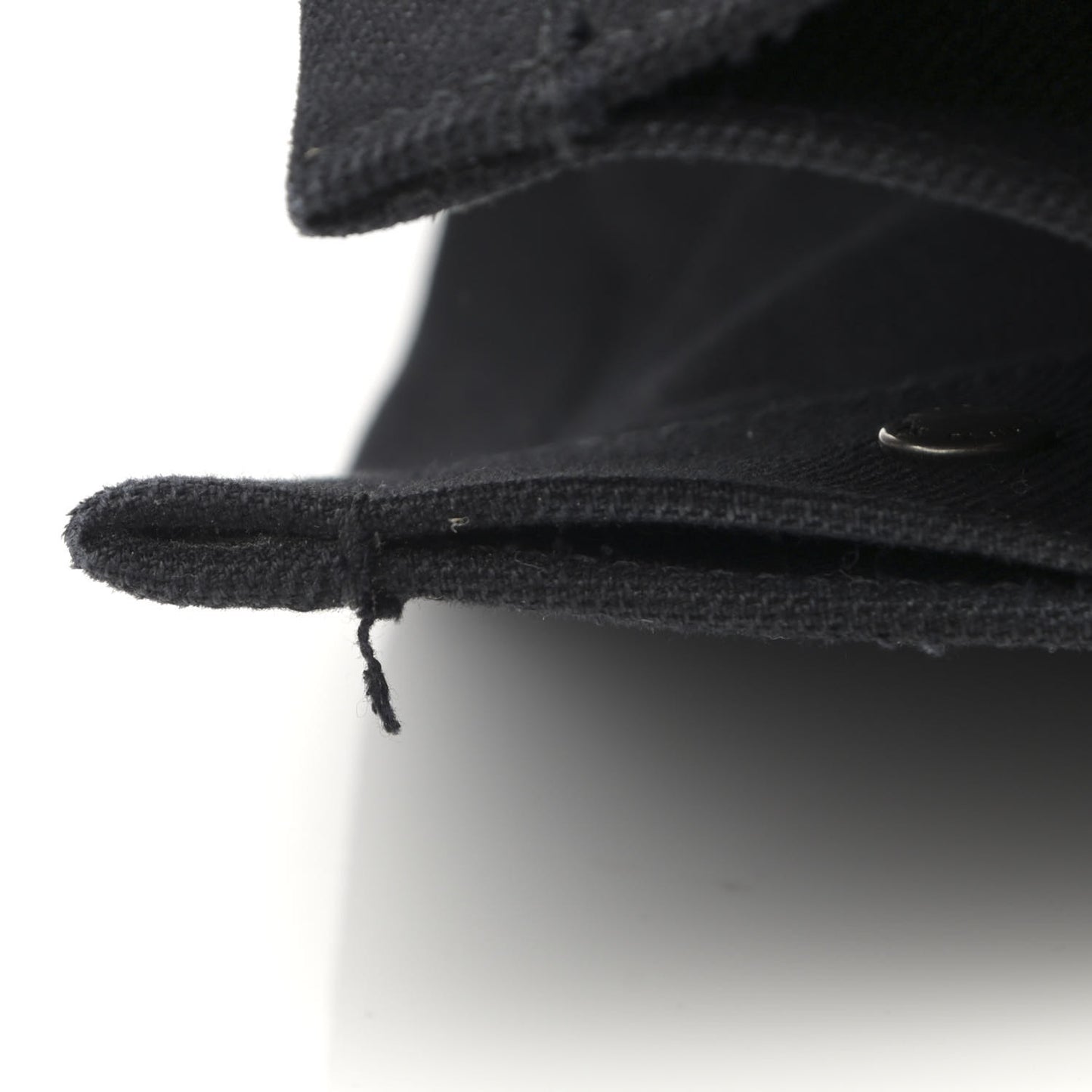 Linen Calfskin Rive Gauche Tote Black