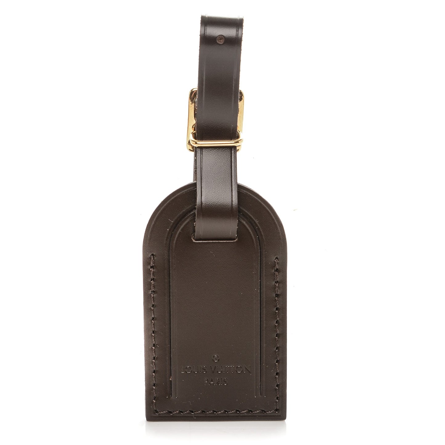 Calfskin Luggage Tag Ebene