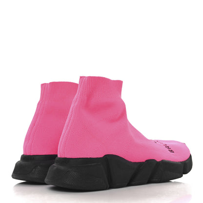 Balenciaga Technical 3D Recycled Knit Womens Speed 2.0 Sneakers 39 Pink 5 of 8