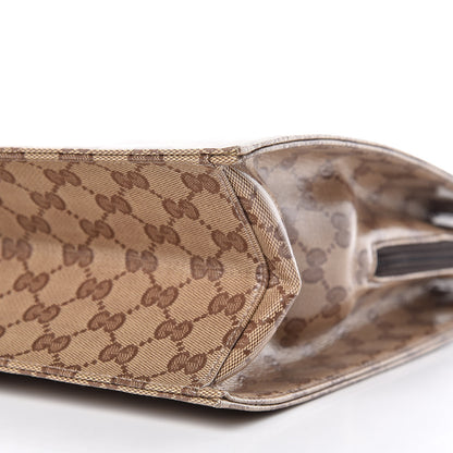 Gucci Crystal Monogram Large Tote Brown 7 of 10