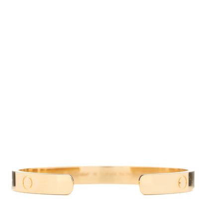 Cartier 18K Yellow Gold LOVE Cuff Bracelet 16 2 of 4