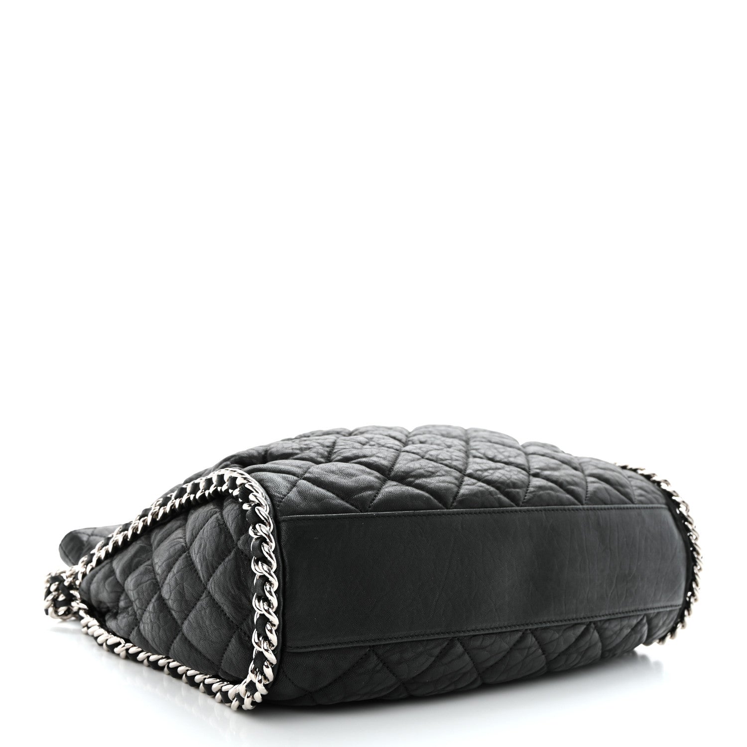 Chanel Washed Lambskin Chain Around Hobo Black 4 of 11