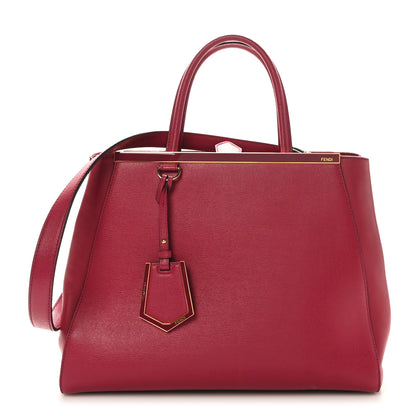 Fendi Vitello Elite Regular 2Jours Tote Amarena 1 of 10