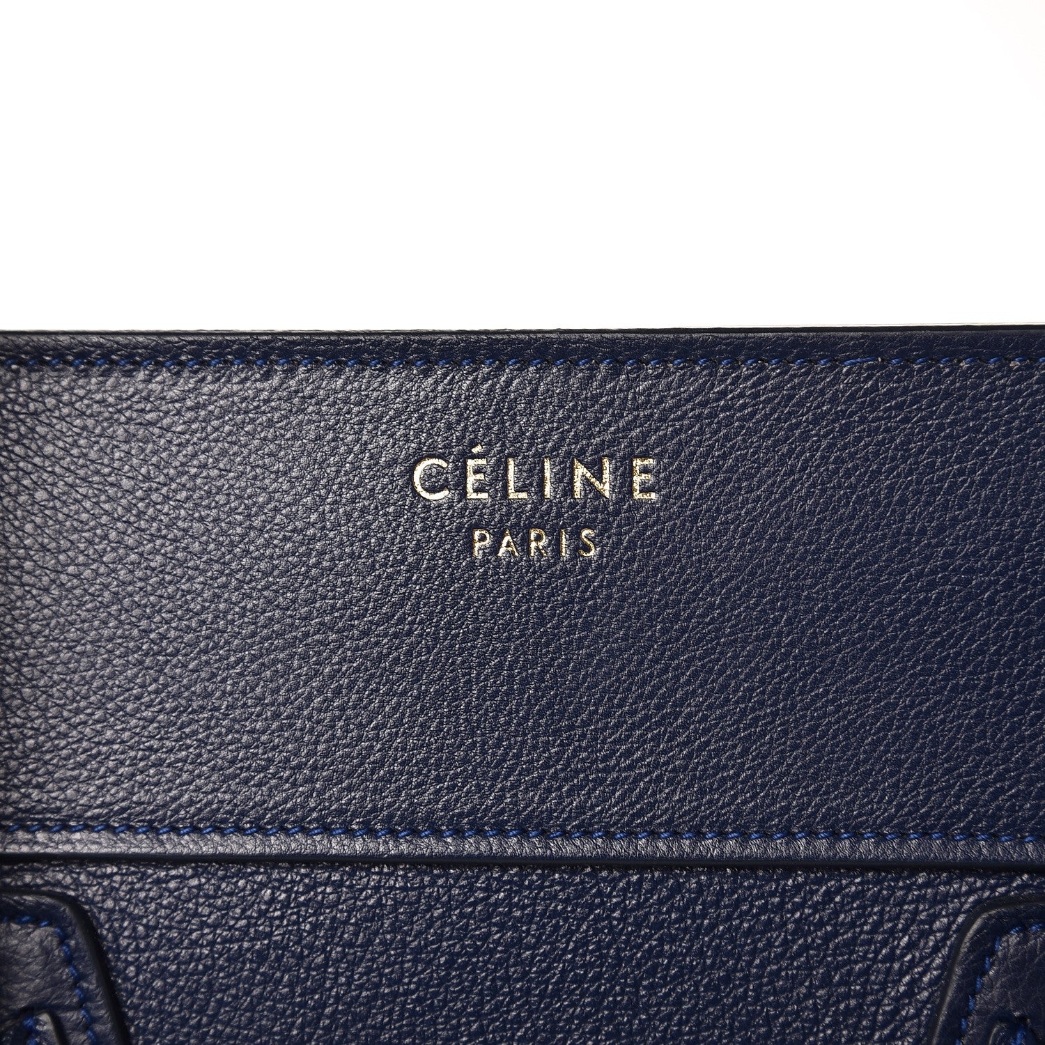 Celine Baby Calfskin Mini Luggage Ink 6 of 8