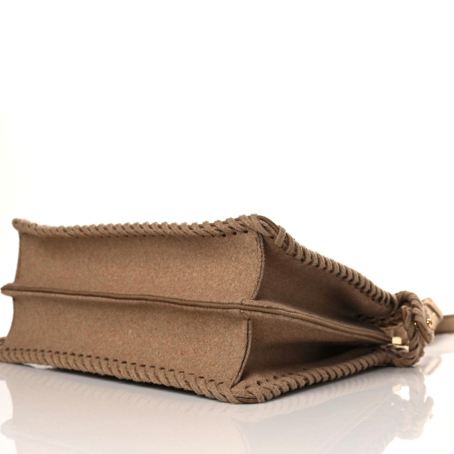 Flannel Woven Medium Peekaboo I SEE U Satchel Brown