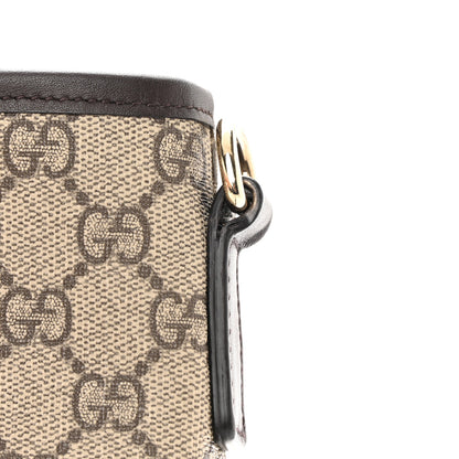 Gucci GG Plus Monogram Medium Flat Messenger Bag Dark Brown 13 of 13