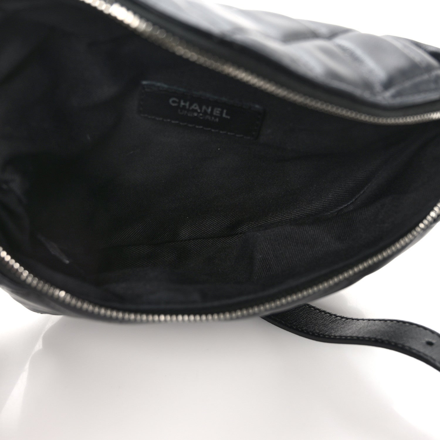 Chanel Calfskin Quilted Waist Belt Bag Black 5 of 10