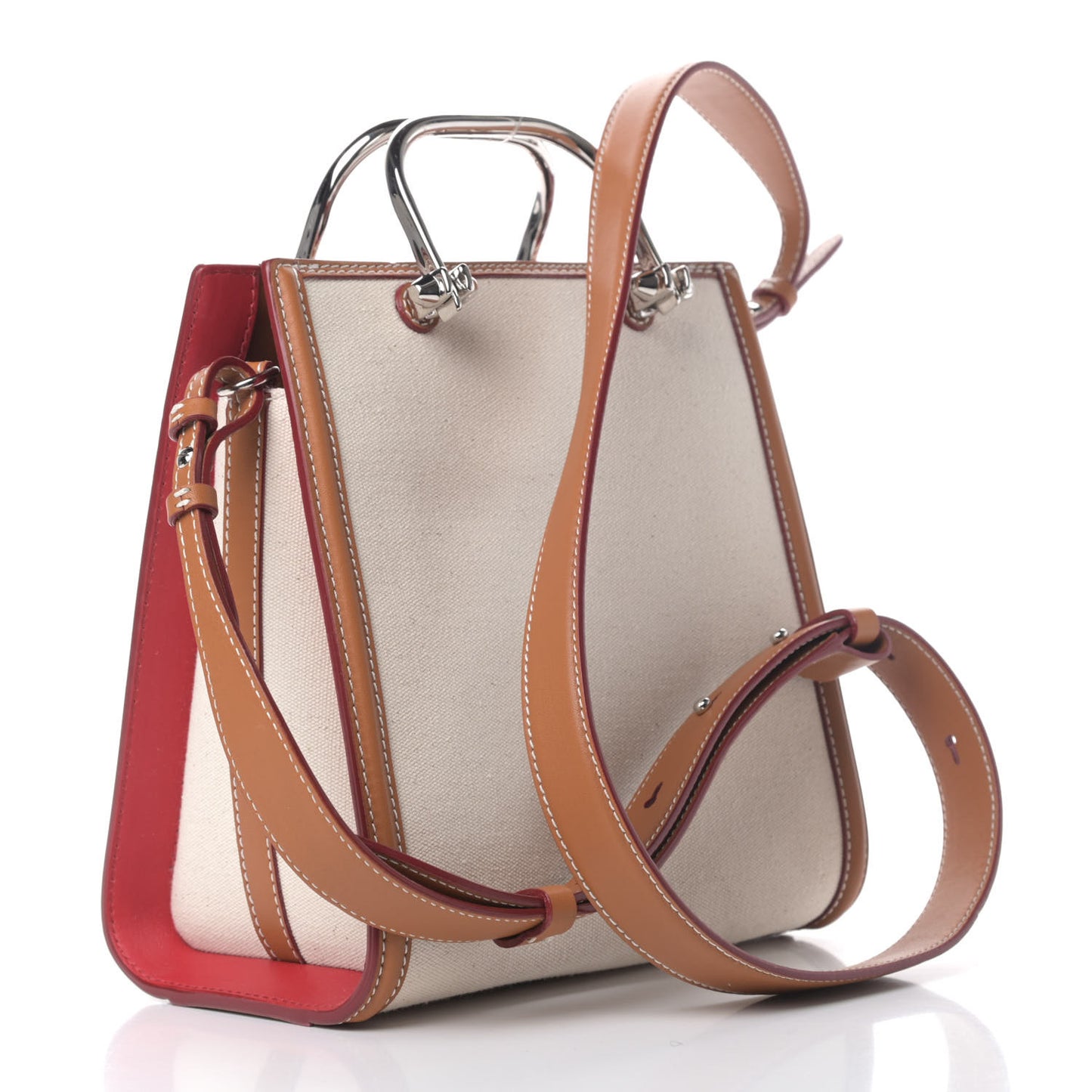 Canvas The Short Story Crossbody Beige Natural Tan