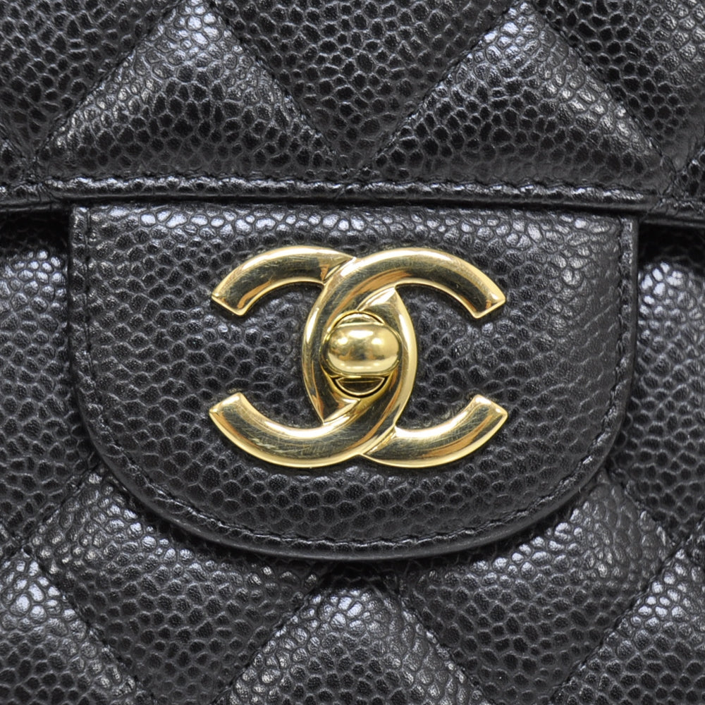 Caviar Maxi Flap Black