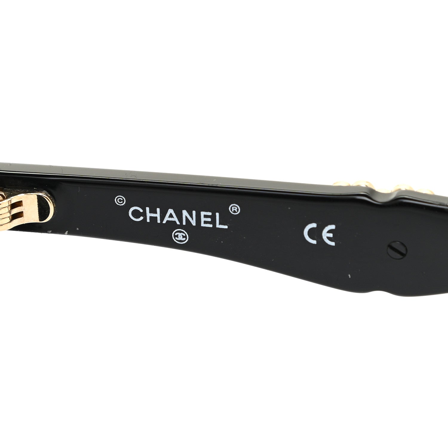 Chanel Acetate Square Crystal CC Sunglasses S2264 Black 6 of 7