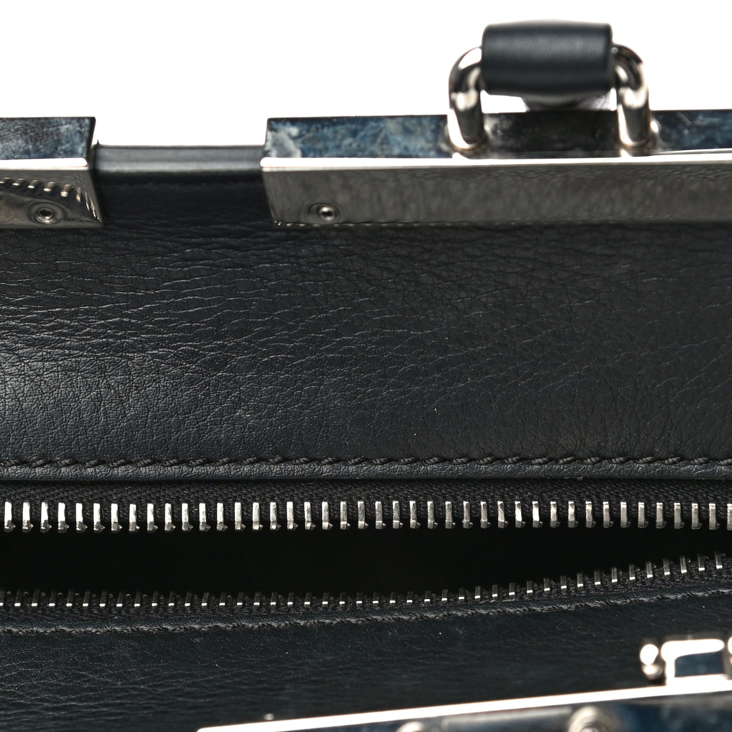 Calfskin Studded Diamond Mini 3Jours Tote Black Multicolor
