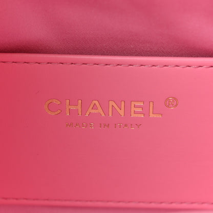 Chanel Caviar Quilted Mini Chanel 25 Handbag Pink 9 of 21