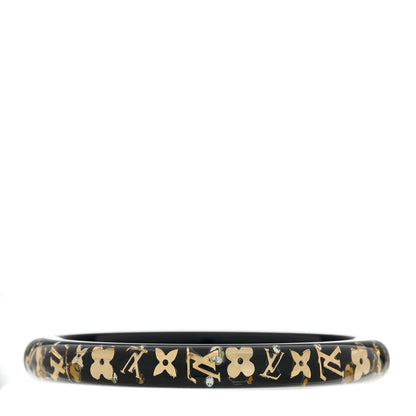 Louis Vuitton Resin Swarovski Medium Inclusion Bracelet PM Black 3 of 3