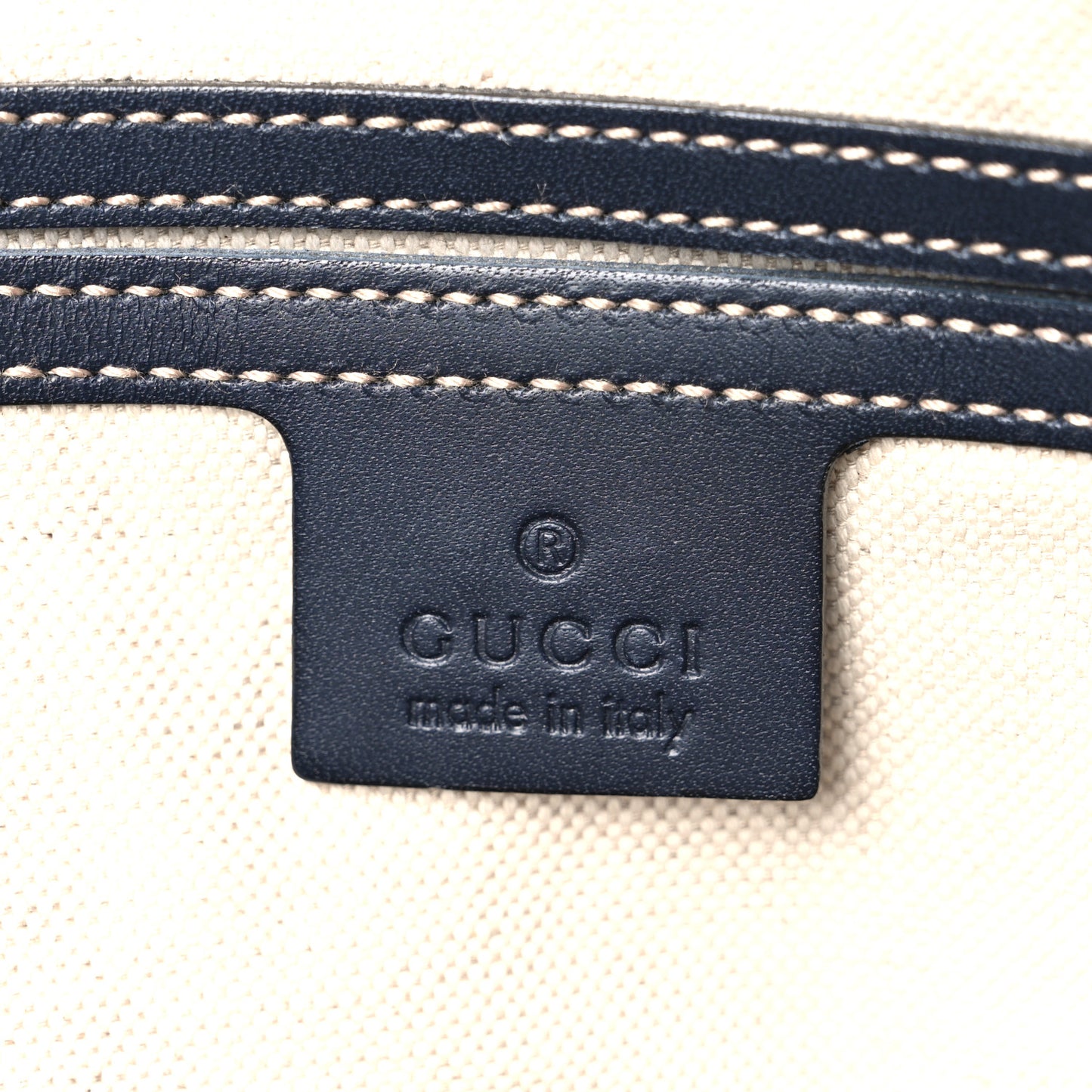 GG Plus Monogram Joy Vertical Tote Navy