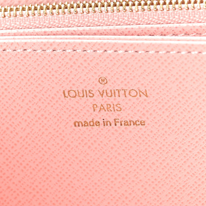 Louis Vuitton Damier Azur Zippy Wallet Rose Ballerine 6 of 7
